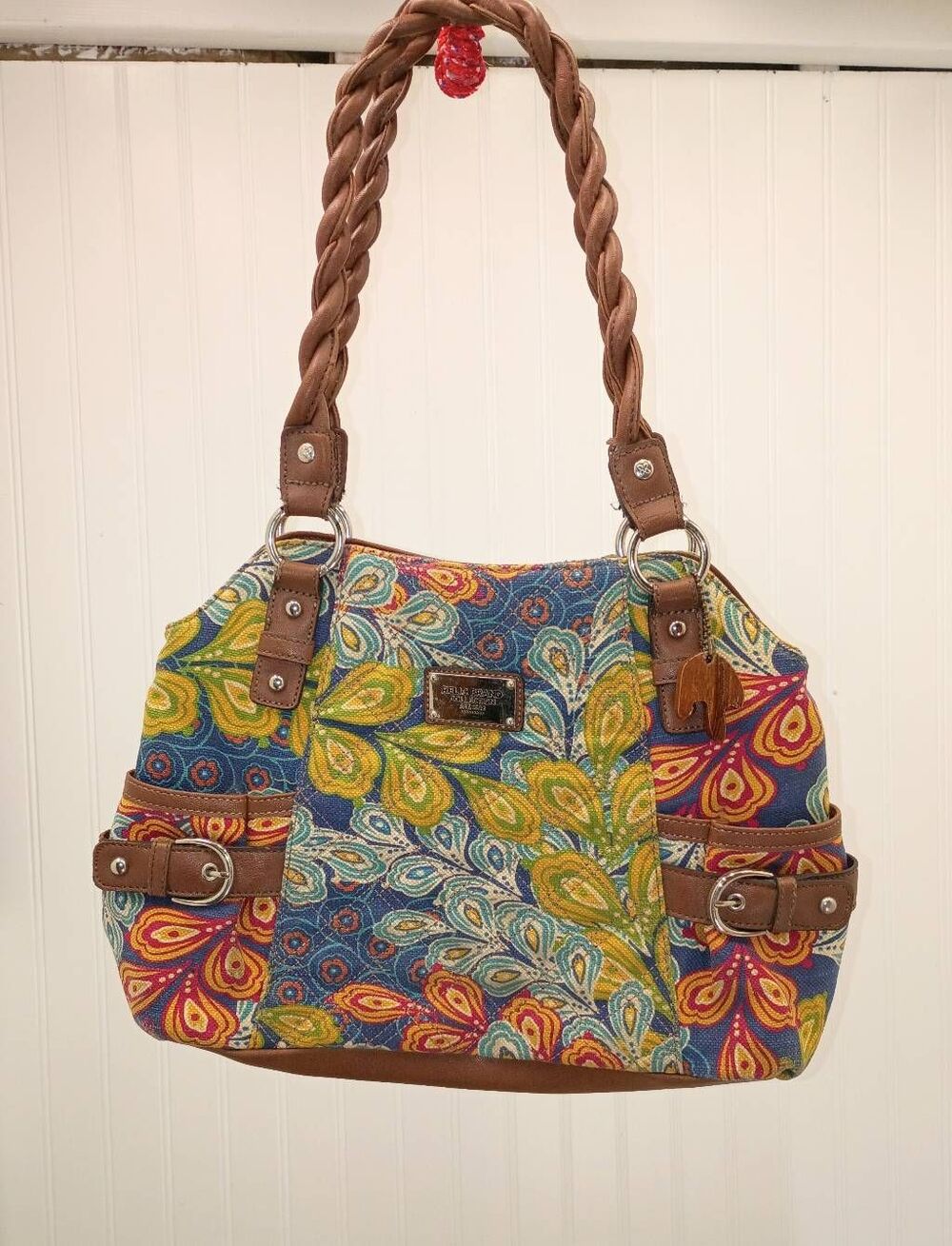 Relic quilted canvas shoulder bag